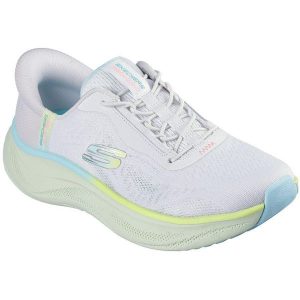 Adidasy Skechers Skech Cloud - Perfec, Kobiety. Białe buty sportowe Skechers, bez wzorów, bez zapięcia. Za 490,00 zł.