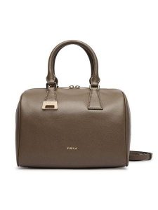 Furla Torebka Olivia M Boston WB02148 A.0023 4903S Beżowy ciemny. Brązowe kuferki Furla, bez wzorów, ze skóry, bez dodatków. Za 1 709,00 zł.