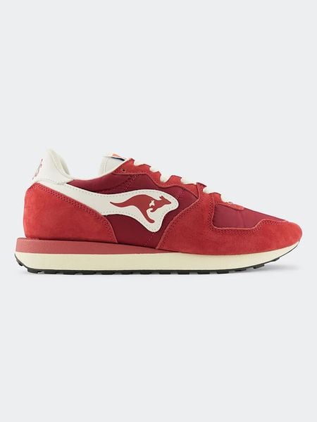 Kangaroos Skórzane sneakersy "Aussie Athluxe" w kolorze czerwonym rozmiar: 39. Czerwone trampki KangaROOS, bez wzorów, z materiału, bez zapięcia. Za 188,85 zł.