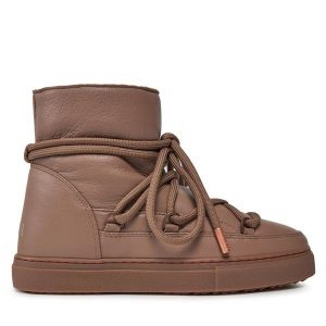 Śniegowce Inuikii. Brązowe buty zimowe Inuikii, bez obcasa, bez zapięcia. Za 949,99 zł.