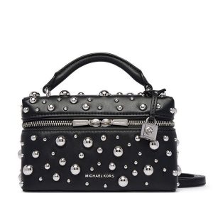 Torebka MICHAEL Michael Kors. Czarne kuferki MICHAEL Michael Kors, bez wzorów, bez dodatków. Za 1 209,00 zł.