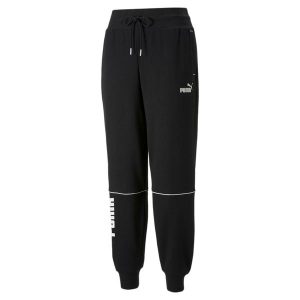 Damski kombinezon do joggingu z wysokim stanem Puma Power Colorblock TR cl. Czarne kombinezony Puma, xs, bez wzorów, sportowe, bez kołnierzyka, bez ramiączek. Za 191,50 zł.