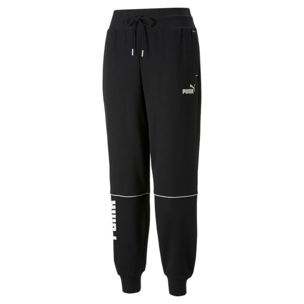 Damski kombinezon do joggingu z wysokim stanem Puma Power Colorblock TR cl. Czarne kombinezony Puma, xs, bez wzorów, sportowe, bez kołnierzyka, bez ramiączek. Za 191,50 zł.
