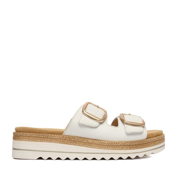 Klapki Remonte. Klapki Remonte, bez wzorów, bez obcasa. Za 369,99 zł.