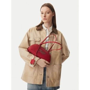Torebka Tommy Jeans. Brązowe torebki klasyczne Tommy Jeans, bez wzorów, z jeansu, bez dodatków. Za 449,99 zł.