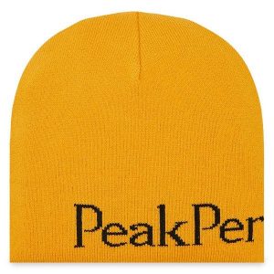 Czapka Peak Performance. Żółte czapki Peak Performance, bez wzorów, sportowe. Za 139,99 zł.