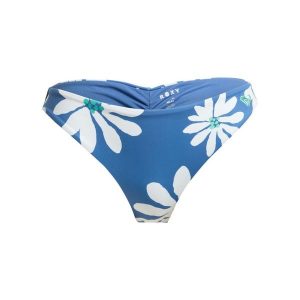 Dół bikini dla Kobiety PRINTED ESSENTIALS Niebieski. Niebieskie bikini Roxy, bez wzorów, z elastanu. Za 129,99 zł.