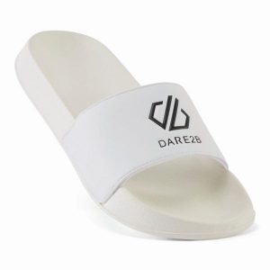 Klapki damskie Dare 2B Arch. Białe klapki Dare 2b, bez wzorów, z materiału, bez obcasa. Za 128,50 zł.