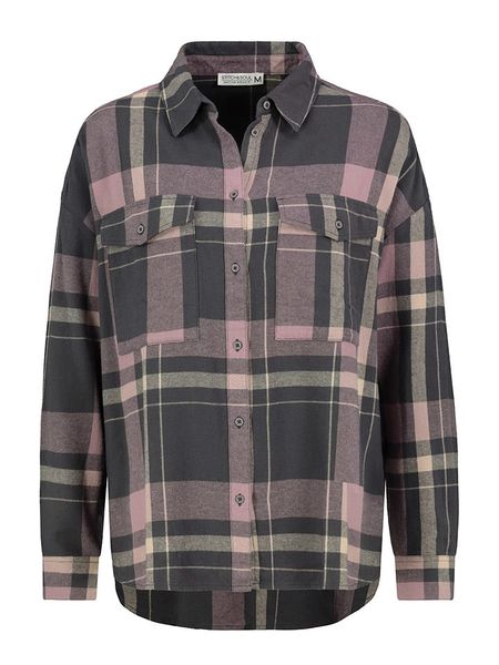 Stitch & Soul Koszula w kolorze antracytowo-fioletowym rozmiar: L. Czarne koszule Stitch & Soul, l, bez wzorów, z bawełny, bez kołnierzyka, bez ramiączek. Za 87,19 zł.