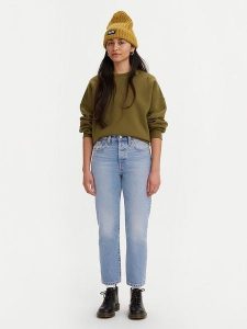 Levi's Dżinsy - Tapered fit - w kolorze błękitnym rozmiar: W30/L30. Niebieskie jeansy Levi's®, z aplikacjami, z bawełny, z podwyższonym stanem. Za 242,13 zł.