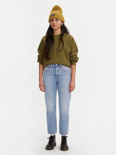 Levi's Dżinsy - Tapered fit - w kolorze błękitnym rozmiar: W28/L30. Niebieskie jeansy Levi's®, z aplikacjami, z bawełny, z podwyższonym stanem. Za 264,15 zł.