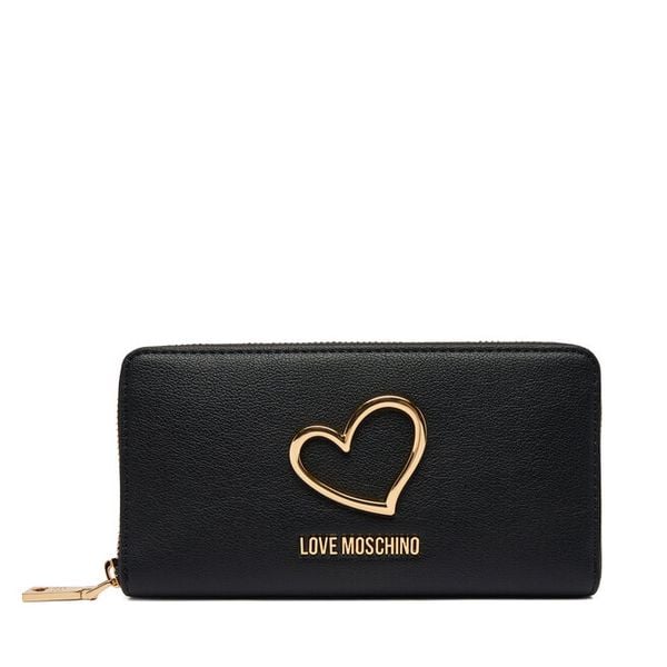 Portfel LOVE MOSCHINO. Czarne portfele LOVE MOSCHINO, bez wzorów. Za 489,99 zł.