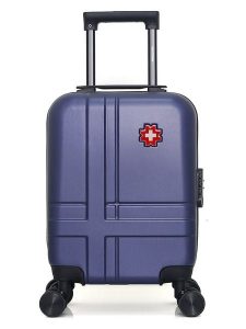 SWISS KOPPER Walizka "Uster" w kolorze granatowym - 32 x 42 x 20 cm rozmiar: onesize. Niebieskie walizki SWISS KOPPER, bez wzorów, z materiału. Za 108,99 zł.