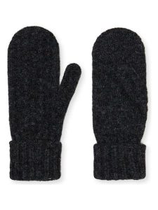 Becksöndergaard Rękawiczki "Mittens" w kolorze antracytowym rozmiar: onesize. Czarne rękawiczki Becksöndergaard, bez wzorów, prążkowane. Za 136,13 zł.