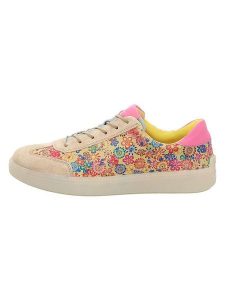 Think! Skórzane sneakersy w kolorze beżowym rozmiar: 40,5. Brązowe trampki Think, bez wzorów, bez zapięcia. Za 284,95 zł.