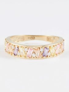 OR ÉCLAT Złoty pierścionek z ametystem, cytrynem i cyrkoniami rozmiar: 56. Żółte pierścionki OR ÉCLAT, z ametystem, złote. Za 1 130,99 zł.