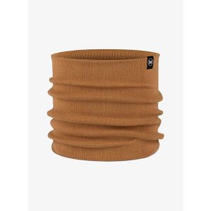 Komin na szyję Buff Lilon - peanut. Brązowe szaliki Buff, bez wzorów. Za 122,16 zł.