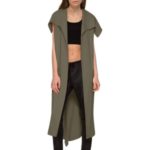 Płaszcz w kolorze khaki. Brązowe płaszcze marki YULIYA BABICH. W wyprzedaży za 379,95 zł.