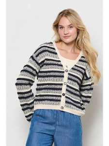 &Co Woman Kardigan "Birdie" w kolorze czarno-białym rozmiar: L. Czarne kardigany &Co Woman. Za 193,95 zł.