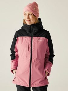 Regatta Kurtka przejściowa "Maldeine" w kolorze jasnoróżowo-czarnym rozmiar: 38. Różowe kurtki Regatta, bez wzorów, bez kaptura. Za 205,45 zł.
