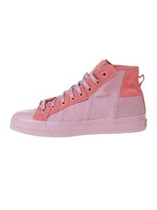 Adidas Sneakersy "Nizza Hi Parley" w kolorze jasnoróżowym rozmiar: 43 1/3. Różowe trampki ADIDAS, bez wzorów, za kostkę, bez zapięcia. Za 251,53 zł.
