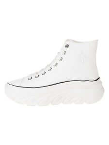 Skechers Sneakersy "Funky Street" w kolorze białym rozmiar: 40. Białe trampki Skechers, bez wzorów, za kostkę, bez zapięcia. Za 250,35 zł.