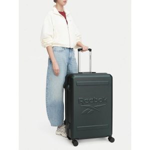 Walizka duża Reebok. Zielone walizki Reebok, bez wzorów, duże. Za 299,99 zł.