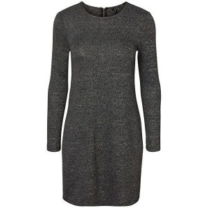Vero Moda Sukienka Damska Vmmalena Ls Sukienka Exp Noos 10202254- Dark Grey Melange (Rozmiar Xs). Sukienki marki Vero Moda. W wyprzedaży za 81,00 zł.