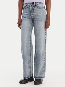 HUGO Jeansy 50556481 Niebieski Regular Fit. Niebieskie jeansy Hugo, bez wzorów, z bawełny. Za 629,99 zł.