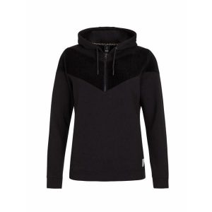 Damska bluza rozpinana 1/4 Protest Nxgatami. Czarne bluzy Protest, bez wzorów, bez kaptura. W wyprzedaży za 261,25 zł.