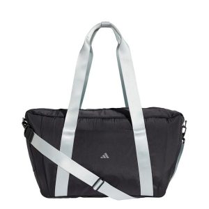 Torba HIIT Gym Duffel. Szare torby podróżne i sportowe ADIDAS, bez wzorów, z materiału, na ramię. Za 296,25 zł.