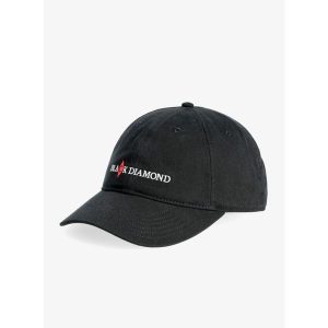 Czapka z daszkiem Black Diamond BD Heritage Cap - black/octane. Czarne czapki Black Diamond, bez wzorów, sportowe. Za 119,99 zł.