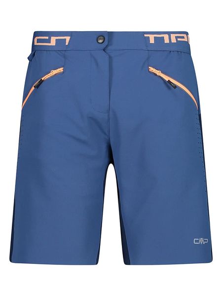 Cmp Szorty kolarskie w kolorze niebieskim rozmiar: 36. Niebieskie spodenki sportowe CMP, bez wzorów, z materiału, rowerowe. Za 117,73 zł.