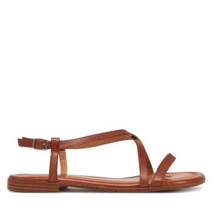 Sandały s.Oliver. Brązowe sandały s.Oliver, bez wzorów, bez obcasa, na płaskiej podeszwie, bez zapięcia. Za 189,99 zł.