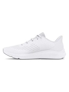 Under Armour Buty "Charged Pursuit 3" w kolorze białym do biegania rozmiar: 38. Białe buty sportowe Under Armour, bez wzorów, z materiału, bez zapięcia, do biegania. Za 184,46 zł.