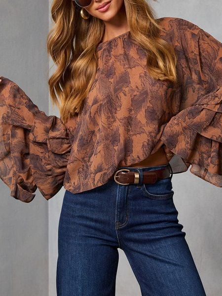 Milan Kiss Bluzka w kolorze jasnobrązowym rozmiar: S. Brązowe bluzki Milan Kiss, s, bez wzorów, bez kołnierzyka, bez ramiączek. Za 152,99 zł.