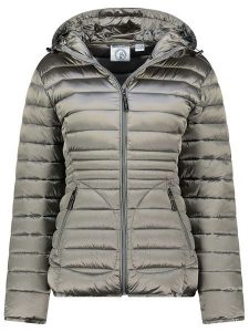 Geographical Norway Kurtka pikowana "Breezi" w kolorze jasnoszarym rozmiar: L. Szare kurtki Geographical Norway, l, bez wzorów, bez kaptura. Za 192,45 zł.