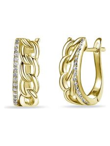 Les Favorites Pozłacane kolczyki z cyrkoniami rozmiar: onesize. Żółte kolczyki Les Favorites, z cyrkonią, pozłacane. Za 130,99 zł.