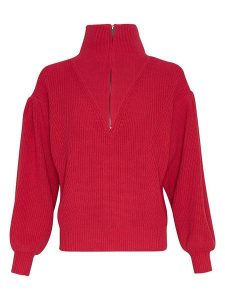 MOSS COPENHAGEN Sweter "Sitara" w kolorze różowym rozmiar: XS/S. Różowe swetry oversize Moss Copenhagen, s, bez wzorów, bez ramiączek. Za 100,99 zł.