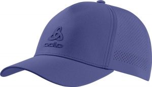 Czapka z daszkiem unisex ODLO Performance Snapback. Fioletowe czapki ODLO, bez wzorów, z materiału, eleganckie. Za 103,99 zł.