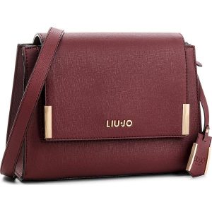 Torebka LIU JO - S Crossbody Isola A68005 E0087 Dark Red 91530. Czerwone torebki klasyczne marki Liu Jo, ze skóry ekologicznej. Za 499,00 zł.