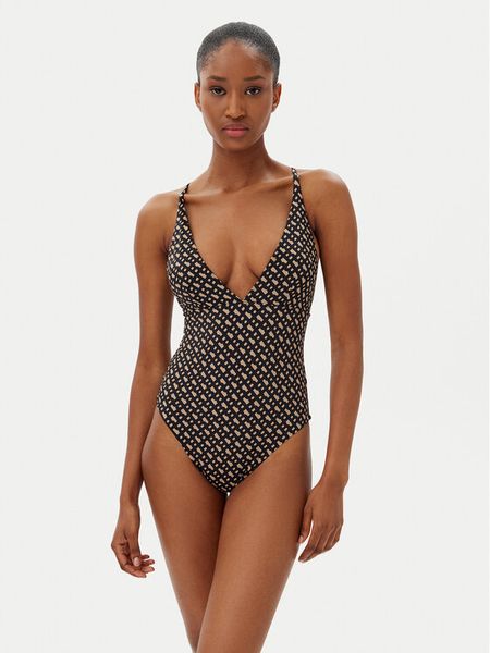 BOSS Strój kąpielowy Bb Monogram 50535277 Kolorowy. Stroje jednoczęściowe Boss, bez wzorów, z syntetyku. Za 399,99 zł.