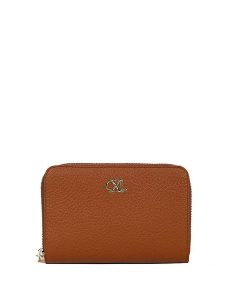 CXL by Christian Lacroix Skórzany portfel "Tuilerie" w kolorze jasnobrązowym - 12 x 10 cm rozmiar: onesize. Brązowe portfele CXL by Christian Lacroix, bez wzorów, z materiału. Za 153,34 zł.