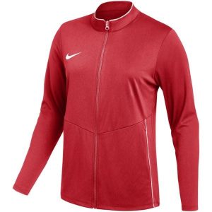 Bluza damska Nike Dri-Fit Park 26. Czerwone bluzy Nike, bez wzorów, z materiału, bez kaptura. Za 121,99 zł.
