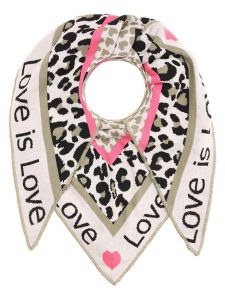 Zwillingsherz Chusta trójkątna w kolorze oliwkowo-różowo-czarnym - 200 x 100 cm rozmiar: onesize. Brązowe apaszki i chusty Zwillingsherz, bez wzorów, z bawełny. Za 113,99 zł.