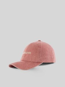 4F Czapka z daszkiem strapback damska - koralowa S/M (58cm). Brązowe czapki 4f, bez wzorów, z bawełny, klasyczne. Za 69,99 zł.