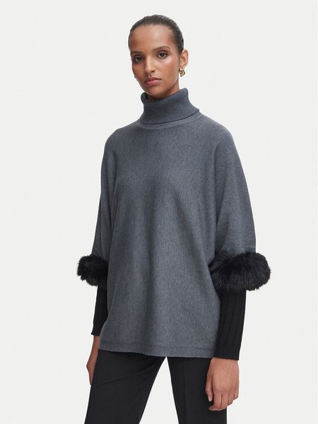 Rinascimento Golf CFM0012388003 Szary Oversize. Szare golfy Rinascimento, bez wzorów, z wiskozy. Za 414,99 zł.