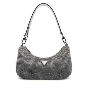 Torebka Guess. Szare torebki klasyczne Guess, z aplikacjami, bez dodatków. Za 399,99 zł.