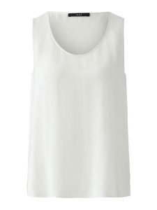 Oui Top w kolorze kremowym rozmiar: 34. Brązowe topy Oui, bez wzorów, z wiskozy, bez kołnierzyka, bez ramiączek. Za 165,99 zł.