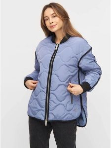 TicketWOMAN Kurtka przejściowa "Calip" w kolorze niebieskim rozmiar: 34. Niebieskie kurtki TicketWOMAN, bez wzorów, bez kaptura. Za 230,99 zł.